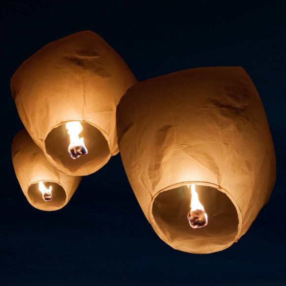 Flying Sky Lanterns