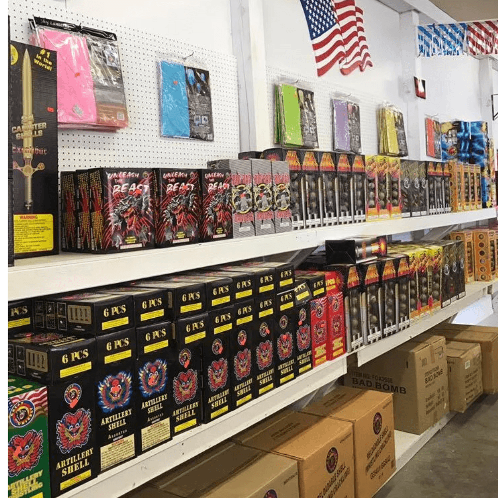 Firework cakes and mortars