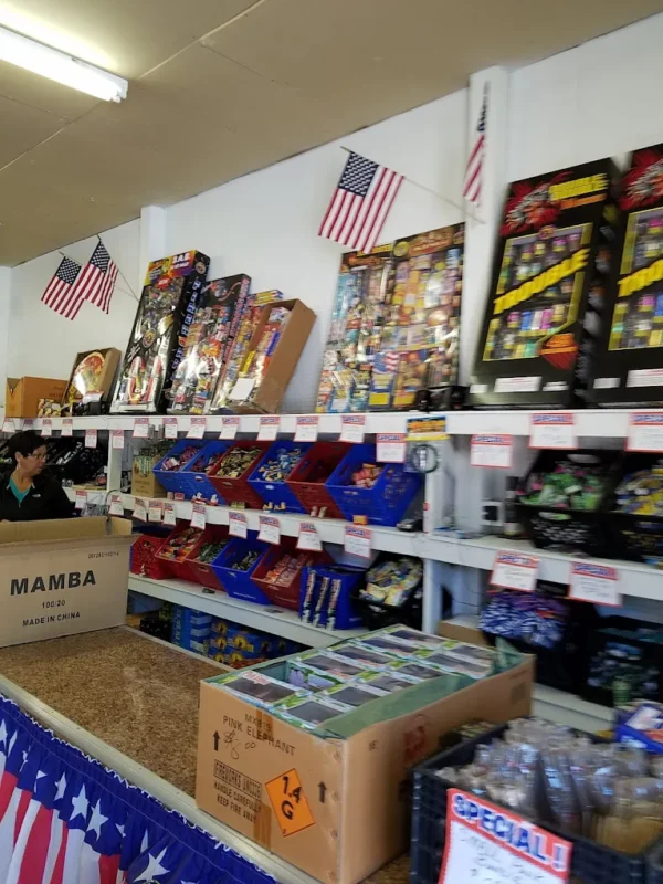 fireworks on display in rochester